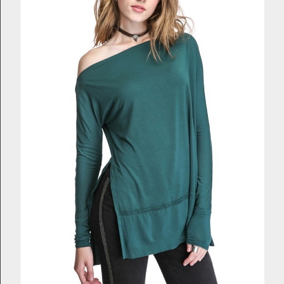 Free People Tops - We the Free People Luna Tee Pff the Shoulder Top